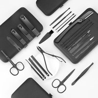 PrecisionCare 7 Piece Manicure Set & Pedicure Kit with Portable Travel Case