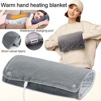 Short Velvet Fabric Heating Blanket, USB Thermostatic Hand Warmer for Home Use