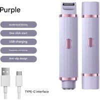 Electric 2in1 Hair Trimmer Shaver for Men and Women, Portable Hair Removal Tool