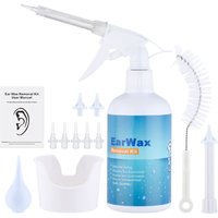 Ear Cleaner Kit, Ear Wax Remover and Irrigation Washer Set for Adults and Kids, Safe Ear Care Solution