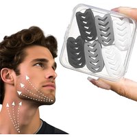 Premium Silicone Jawline Trainer & Facial Muscle Toner Set, Jawline Exerciser for Sculpting & Neck Toning