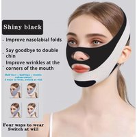 Chin Cheek Slimming Bandage V Shaper – V Line Lifting Mask for Face Slimming, Anti-Wrinkle Strap, Double Chin Reducer, S