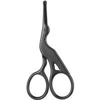Stainless Steel Nose Hair Scissors with Rounded Tip for Eyebrows Ear Hair and Beard