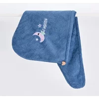 Cute Bow Microfiber Hair Towel Wrap for Women Quick Dry Hair Drying Cap