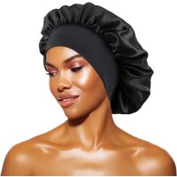Wide Band Satin Bonnet for Sleeping Hair Care Night Cap