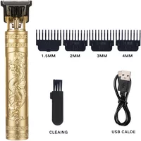 Black Dragon Rechargeable Hair Clipper and USB Shaver for Men