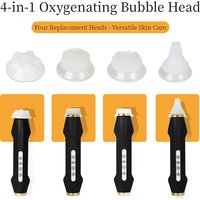 Portable CO2 Oxygen Bubble Pen, Rechargeable Facial Cleansing & Anti-Aging Skin Care Device with Balance Serum Input