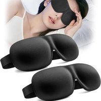 3D Memory Foam Sleep Mask Blackout Eye Mask for Travel Naps & Deep Sleep