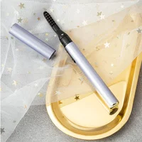 Portable Electric Eyelash Curler Safety Heated Eye Lashes Tool, Long Lasting Curling Makeup Tool, Battery Powered