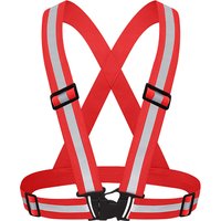 Reflective Elastic Vest for Outdoor Running, Night Cycling, Adjustable Safety Vest