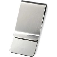 Stainless Steel Money Clip Slim Silver Cash Holder Durable Pocket Bill Clip for Men & Women