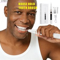 Ultrasonic Dental Water Flosser Portable Tartar Remover with Rechargeable Multi Mode Cleaning