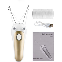 SilkGlide Electric Threading Epilator for Face & Body Hair Removal