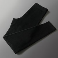 Women's Thick Knit Winter Leggings with Stretchy Mid-Rise Waist