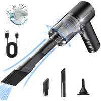 Cordless Car Vacuum Cleaner with USB Charging and Compact Design