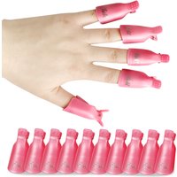Semi Permanent UV Gel Polish Soak Off Nail Remover Clips for Removal, Manicure Cleaner, Cotton Wipes Pressed for Nails