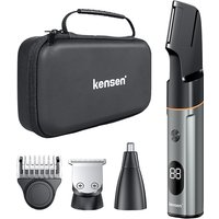 Kensen Body Hair Trimmer for Men Waterproof Beard Nose & Pubic Grooming Kit