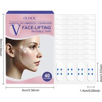 Ultra-Thin Face Stickers, Invisible Lift Tape for V-Line Chin Shaping & Skin Tightening