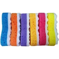 Wisp Massage Brush Body, Soft Bath Sponge Body Scrub Bast Skin Scrubber, Relax Exfoliating Shower Washcloth