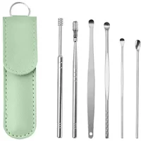 Premium Ear Wax Removal Tool Set with Spiral Earpick & Curette Ear Cleaning Kit