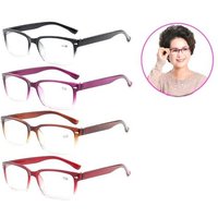 Reading Glasses for Men and Women, Unisex Rectangular Eyeglasses, Square Frame, Durable Quality