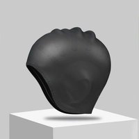 Waterproof Silicone Swim Cap for Adults & Kids with Ear Protection and Comfortable Hair Coverage