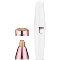 USB Rechargeable Electric Shaver and Eyebrow Trimmer Compact & Waterproof, Gentle for Sensitive Skin
