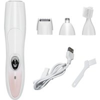 Electric Epilator for Women Multi-Function Waterproof Shaver with Eyebrow & Nose Hair Trimmer