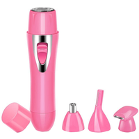 USB Shaver & Nose Hair Trimmer Compact, Rechargeable Grooming Kit for Men