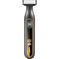 USB Rechargeable Electric T Blade Shaver with Digital Display