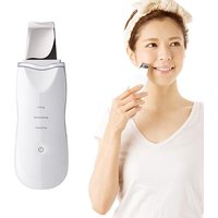 Ultrasonic Skin Scrubber Face Spatula and Blackhead Remover Tool
