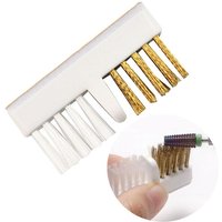 Professional Nail Drill Cleaning Brush Steel Wire Manicure Drill Bit Cleaner for Electric Nail Files