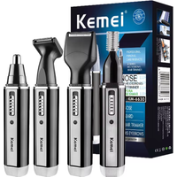 4 in 1 Beard Trimmer for Men Rechargeable Nose & Ear Hair Trimmer with Precision Grooming Kit