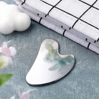 Facial Tools Guasha for Face, Stainless Steel Gua Sha, Metal Gua Sha Tight, Anti-Aging Massager