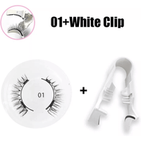 No Glue Needed Natural Lashes Kit, Reusable Magnetic Eyelashes with Applicator, Quick Glam Look