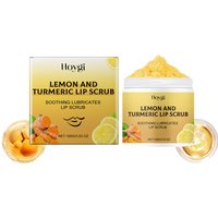 Turmeric Lip Scrub for Exfoliating Dead Skin Removal, Fade Lip Lines Reduce Melanin, Moisturizing Nourishing Lip Care