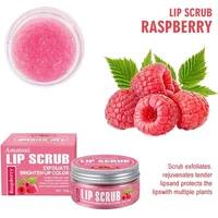 30g Lip Scrub Raspberry Vanilla Coconut, Watermelon Lip Exfoliating Brighten Moisturizing Lip Care, Gift for Women