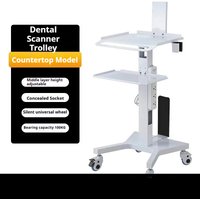 Multi-purpose Cosmetic Trolley Cart with Wheels, Eyelash Organizer & Salon Furniture