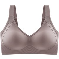 Womens Seamless Push Up Bra Wireless Plus Size Bralette with Adjustable Straps