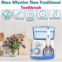 Waterpulse Electric Water Flosser Oral Irrigator with 800ML Tank for Braces and Gum Care