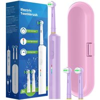 Intelligent Rotating Electric Toothbrush Rechargeable Rotary Toothbrush with Oral B Compatible Heads
