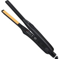 Mini 2-in-1 Hair Straightener and Curler with Ceramic Plates