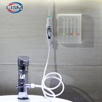 Faucet Oral Irrigator – Water Jet Dental Flosser Tooth Cleaner with 6 Nozzle Tips for Deep Cleaning and Gum Care