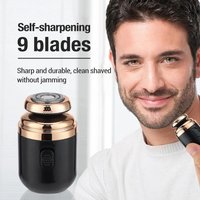USB Rechargeable Cordless Pocket Shaver for Quick Clean Shave and Travel Grooming