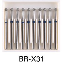 High-Speed Dental Diamond Burs – Round Ball Type