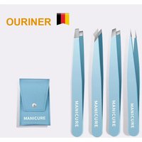 Stainless Steel Slanted Eyebrow Tweezers