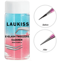PureLash Tool Cleaner 25 ml – Tweezers Glue Remover Liquid with Sponge Ball