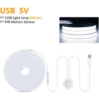 USB COB LED Strip Light with Motion Sensor
