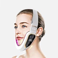LED Photon Therapy Facial Slimming & Vibration Massager for V-Face Lifting
