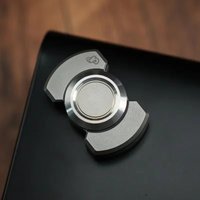 Metal Magnetic Slider Gyroscope Fidget Toy Card Mini EDC Stress Relief Spinner
